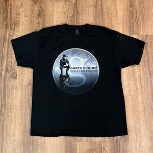 Garth Brooks Live Concert World Tour 2014-16 Official Tour Merch Black  Shirt XL